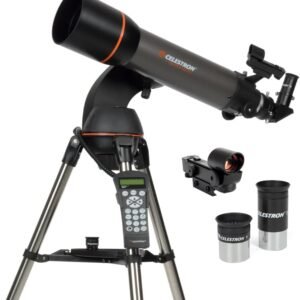 Celestron NexStar 102SLT Computerized Telescope – 102mm Refractor Scope with SkyAlign Technology & Hand Controller