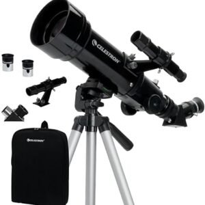 Celestron Travel Scope 70 | Portable Beginner Telescope with Backpack
