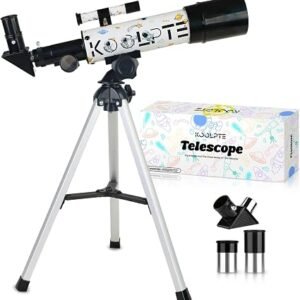 Koolpte 50mm Kids Telescope for Ages 3+ – Includes Adjustable Tripod & Finder Scope for Beginners