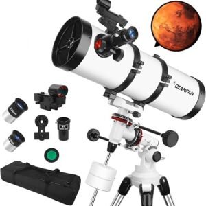 150EQ Professional Astronomy Telescope for Adults | High-Power Newtonian Reflector with Equatorial Mount