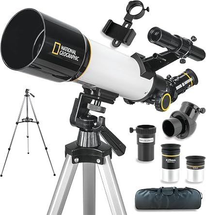 National Geographic 70mm Refractor Telescope with Easy-Pan Mount